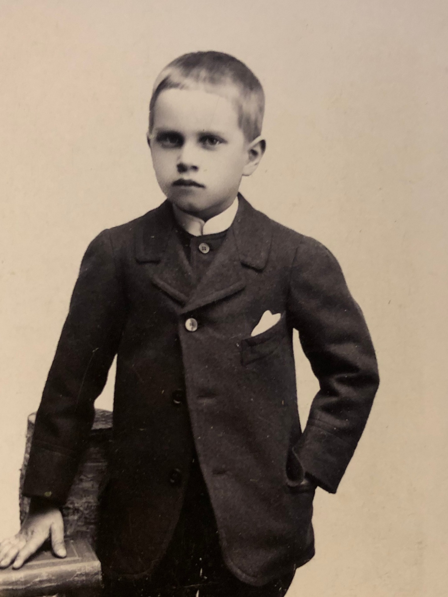 Herman som liten pojk